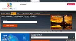 Desktop Screenshot of foxtontravel.com