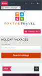 Mobile Screenshot of foxtontravel.com