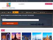 Tablet Screenshot of foxtontravel.com